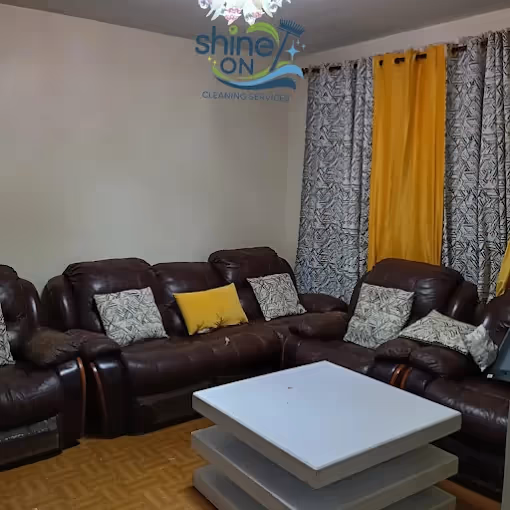 Curtains and drapery freshened up by the Shine On team in Kiambu